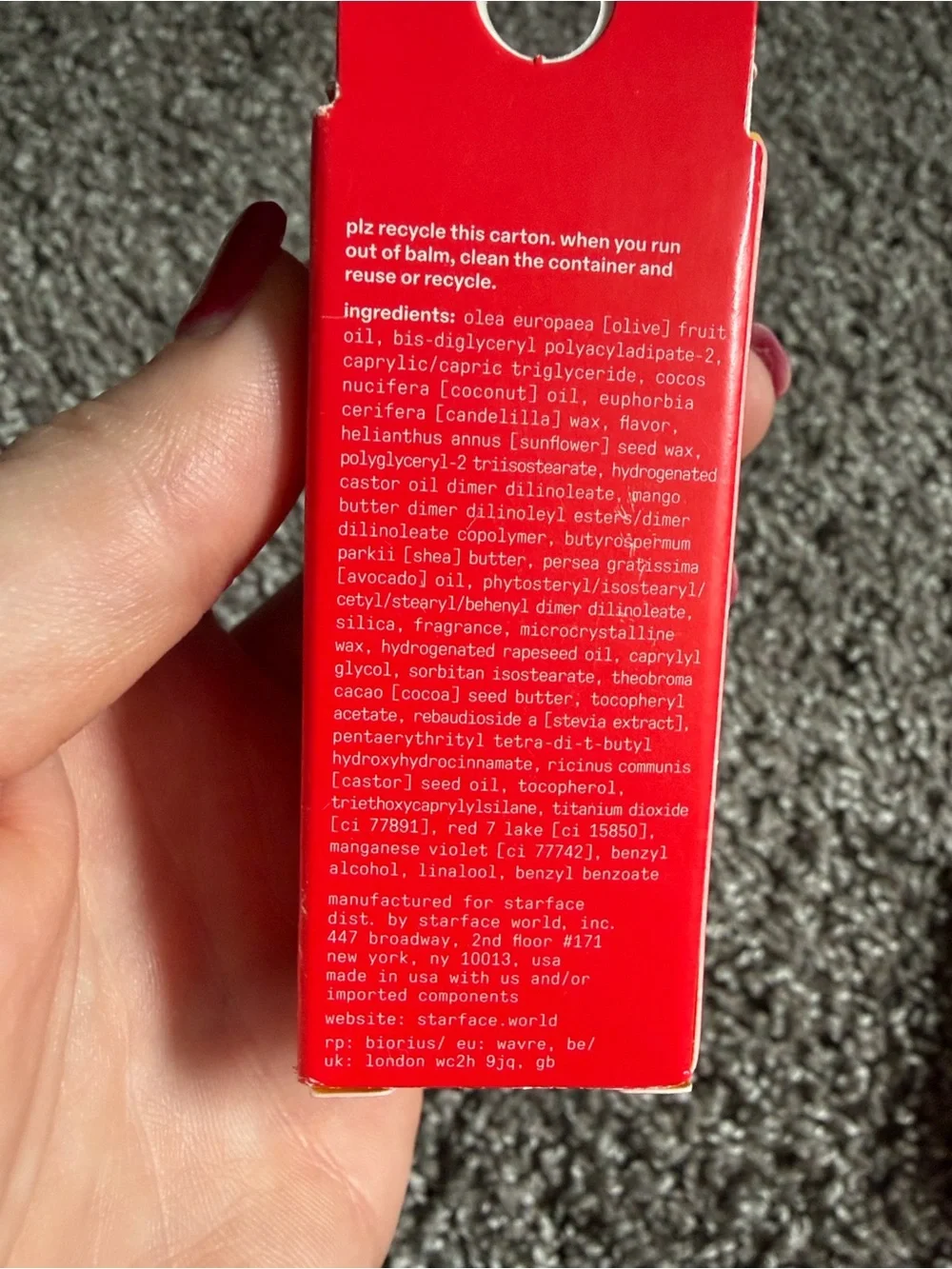 Hello Kitty x Starface Limited Edition Star Balm Hello Apple Lip Balm